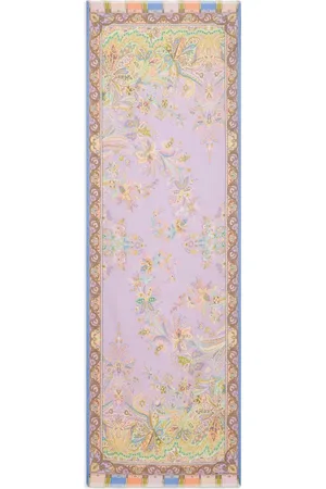 Etro Floral paisley-print scarf