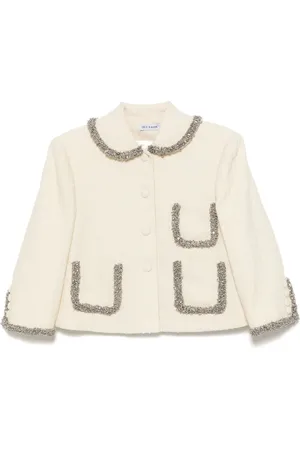 DICE KAYEK Embellished tweed jacket