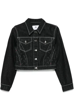 Marine Serre Moon Laser denim jacket