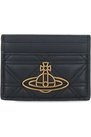 Vivienne Westwood Orb-plaque quilted leather wallet