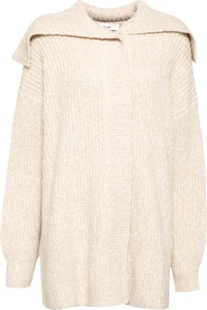 B+AB Exaggerated collar cardigan
