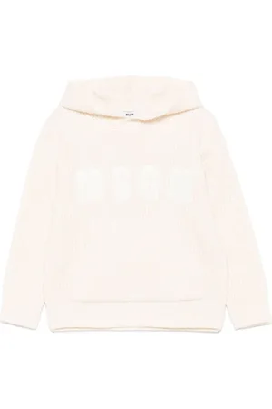 Msgm Logo-embroidered hoodie