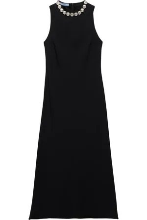 Prada Embroidered midi dress