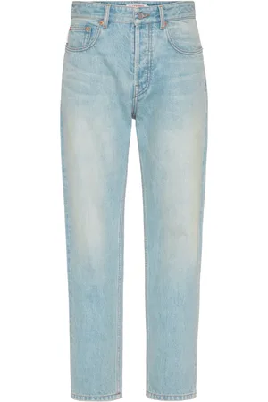 VALENTINO GARAVANI VLogo Signature embossed tapered jeans