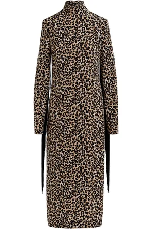 Essentiel Antwerp Leopard-print midi dress