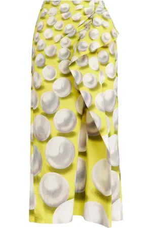 Essentiel Antwerp Gaperol graphic-print midi skirt