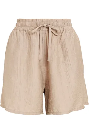 Uma Raquel Davidowicz Crinkled-finish shorts