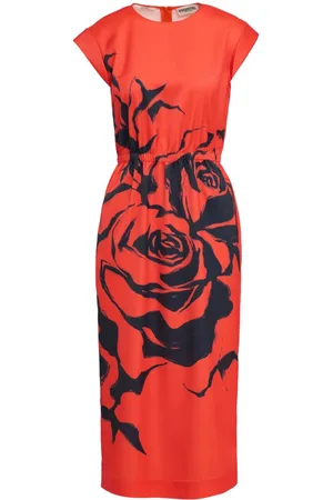 Essentiel Antwerp Giamond floral-print midi dress