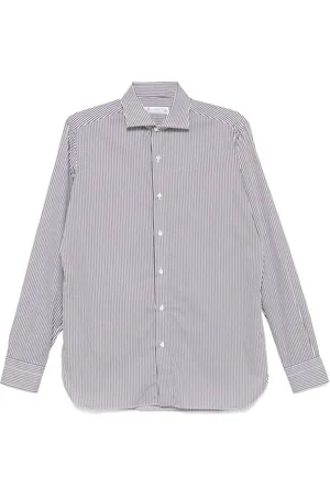 LUIGI BORRELLI NAPOLI Pinstripe shirt