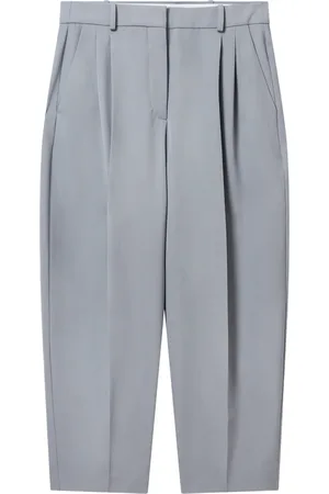Stella McCartney Iconic cropped pleated trousers