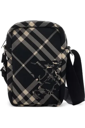 Burberry EKD check-print shoulder bag
