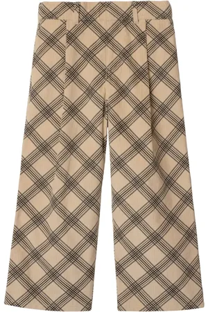 Burberry Check pattern trousers
