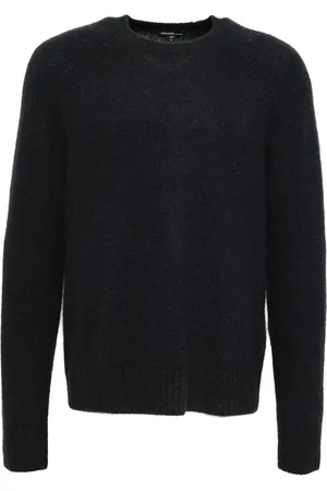 James Perse Lightweight textured cashmere crew