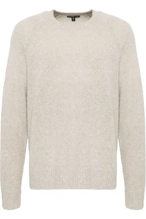 James Perse Lightweight textured cashmere crew