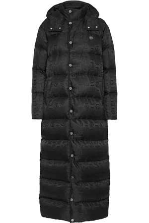 Philipp Plein Monogram-pattern padded coat