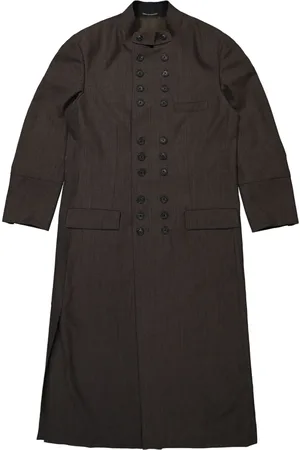 YOHJI YAMAMOTO Graphic-print coat