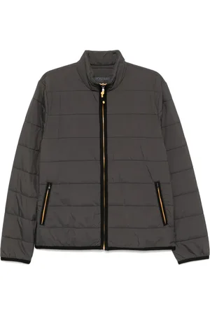 James Perse Contrast zip insulated jacket