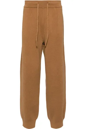 MAN ON THE BOON. Knitted track pants