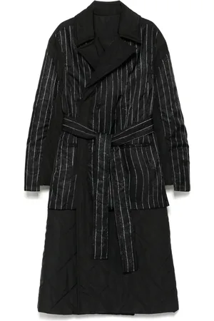 Jean Paul Gaultier Striped padded coat