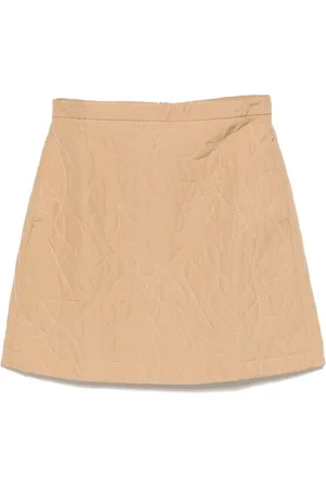Maison Kitsuné Quilted mini skirt