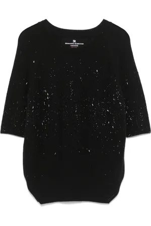 ERMANNO SCERVINO Crystal-embellished sweater