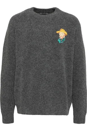 Musium Div. Embroidered logo jumper