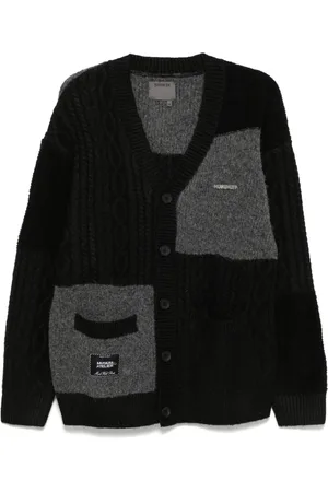 Musium Div. Logo patch cardigan
