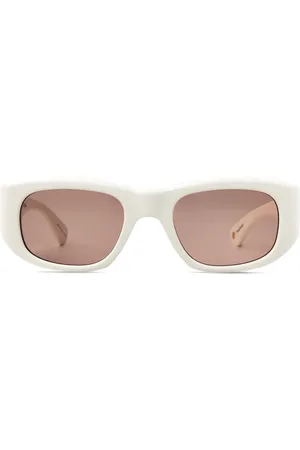 GARRETT LEIGHT Geometric-frame sunglasses