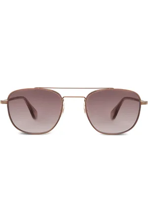 GARRETT LEIGHT Geometric-frame sunglasses