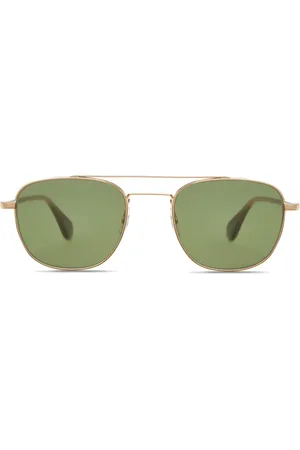 GARRETT LEIGHT Geometric-frame sunglasses