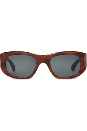 GARRETT LEIGHT Geometric-frame sunglasses