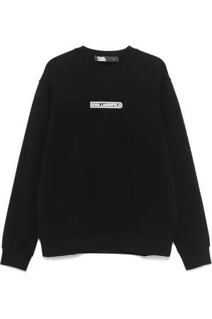 Karl Lagerfeld Rubberised-logo sweatshirt