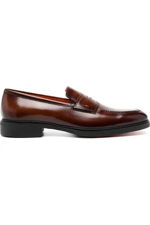 santoni Leather loafers