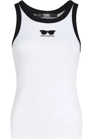 Karl Lagerfeld Sunglasses-print tank top