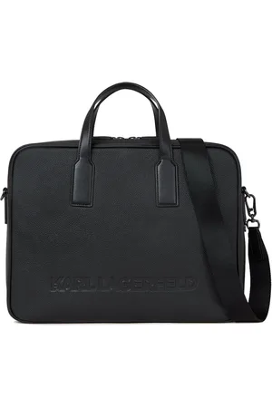 Karl Lagerfeld Essential leather briefcase