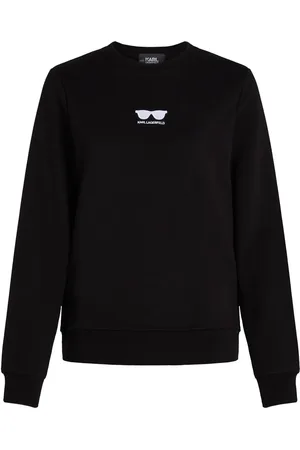 Karl Lagerfeld Sunglasses-embroidered sweatshirt
