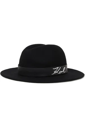 Karl Lagerfeld Signature fedora hat