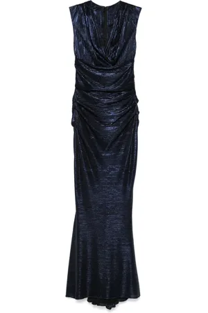 TALBOT RUNHOF Pleated gown