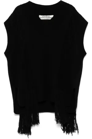 KIMHEKIM Fringe detailing vest