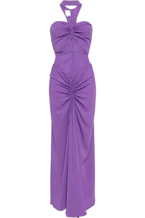 CHRISTOPHER ESBER Reverse halter disconnect maxi dress