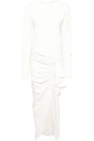 CHRISTOPHER ESBER Ruched long sleeve dress