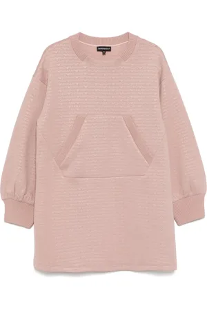 Emporio Armani All-over logo lettering dress