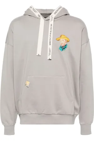 Musium Div. Logo embroidered hoodie