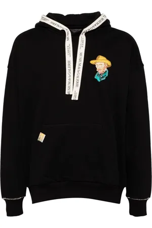 Musium Div. Logo embroidered hoodie