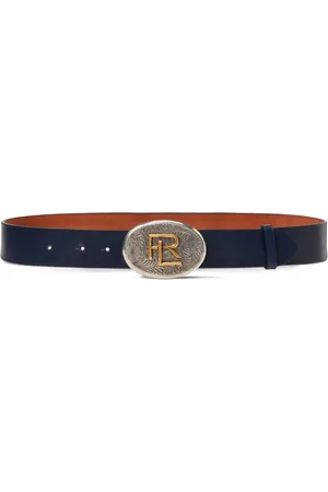 Ralph Lauren Logo-buckle leather belt