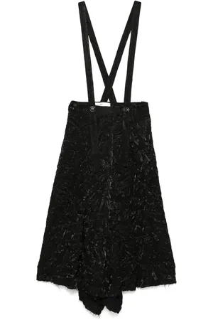 SONG FOR THE MUTE Pleated midi skirt