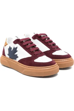 Dsquared2 Maple leaf-patch sneakers