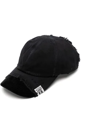 Maison Mihara Yasuhiro Frayed detailing cap