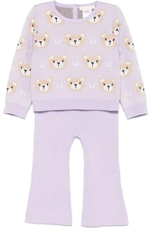 Liu Jo Teddy bear-jacquard tracksuit set