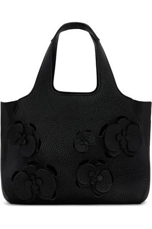 Oscar de la Renta The Laser-Cut Mini Topaz tote bag